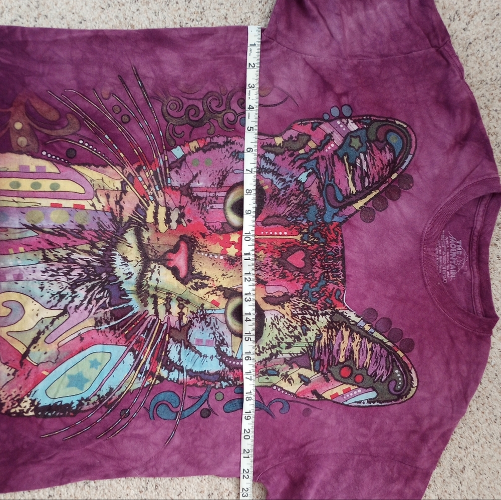 The Mountain Colorful Cat Graphic Shirt - Picture 4 of 5